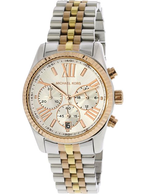 michael kors women's lexington mk5735 watch|Michael Kors lexington chronograph.